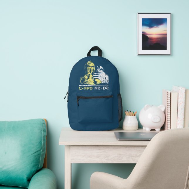 C-3PO & R2-D2 Vintage Printed Backpack (Insitu)