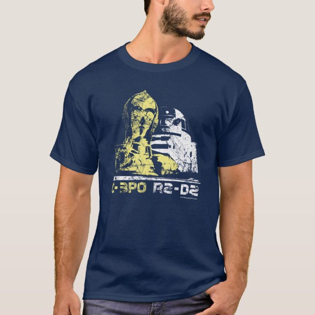 C-3PO & R2-D2 Vintage T-Shirt (Front)