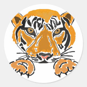 C.A. autocollants de tigres