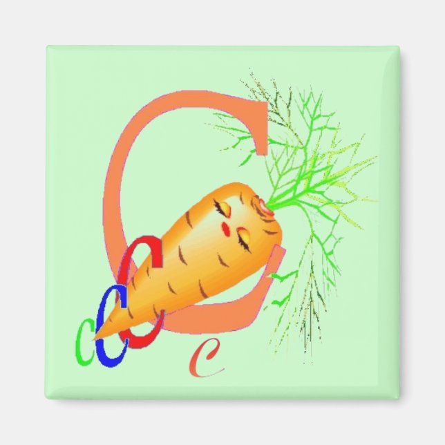 C - Aimant Alphabet (Devant)