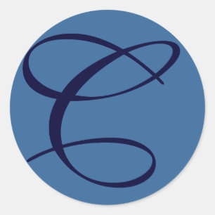 C autocollant initial