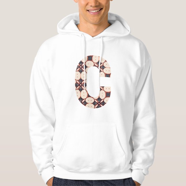 C - Batik Pattern Hoodie (Front)