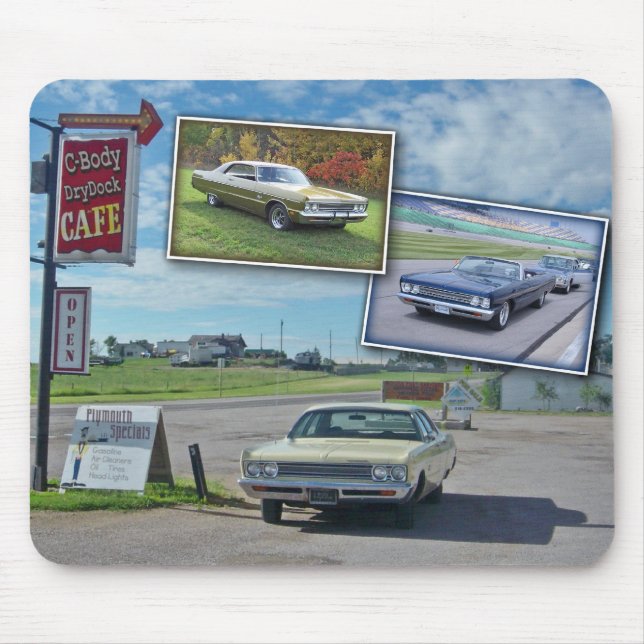C-Body Cafe Mouse Pad (Front)