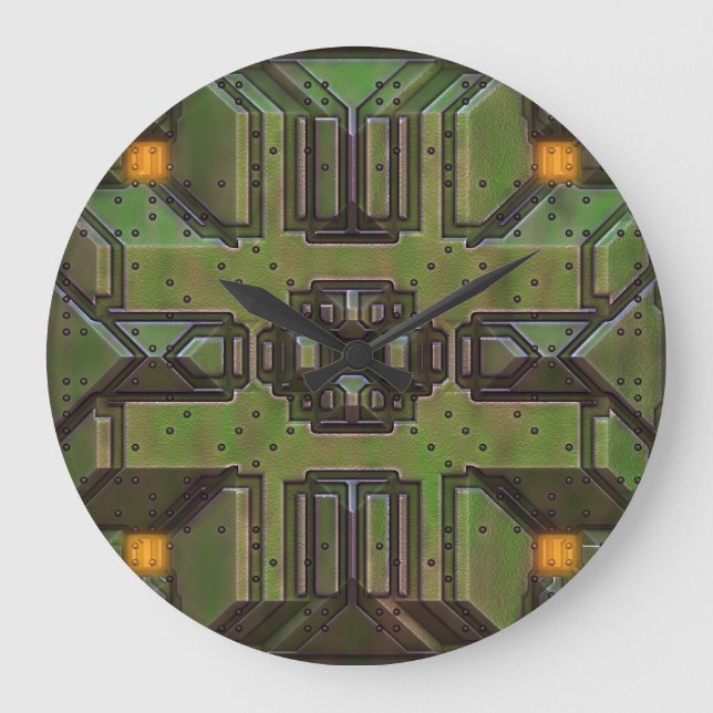 C.C. Tec 6 Wall Clocks & Numeral Options (Front)