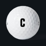 'C' Callaway Golf Balls<br><div class="desc">Callaway Golf Balls personalized with the letter C</div>