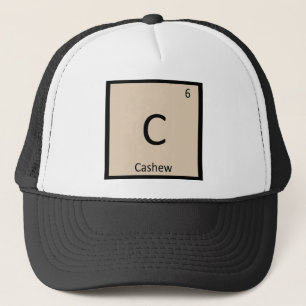 C - Cashew Nut Chemistry Periodic Table Symbol Trucker Hat