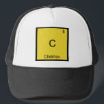 C- Chekhov Funny Chemistry Element Symbol T-Shirt Trucker Hat<br><div class="desc">C is for Chekhov 

 Support the science of chemistry while making others laugh with this line of products that take the chemical symbol from the periodic table that you're used to and give them another meaning altogether.</div>