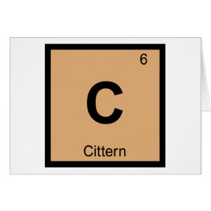 C - Cittern Musique Chimie Symbole du tableau péri