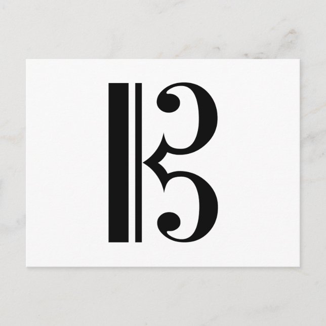 C-Clef Postcard (Front)
