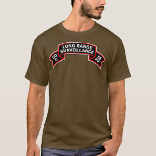 C Co 58th Infantry Scroll LRRP w DS X T-Shirt