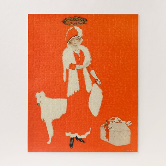 C Coles Phillips “Present Day Saint” Fadeaway Girl Jigsaw Puzzle (Vertical)