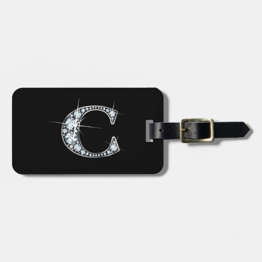 C "Diamond Bling" Luggage Tag