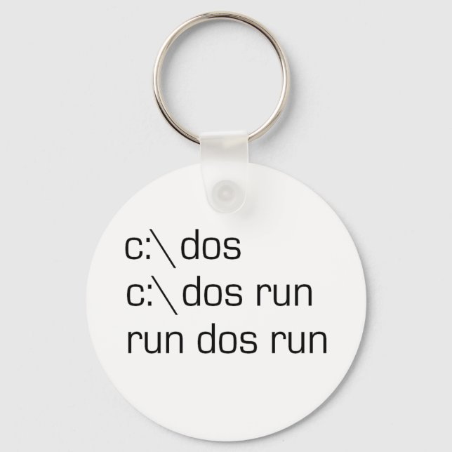 c:\ dos keychain (Front)