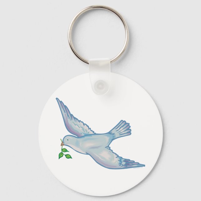 C - Dove of Peace Keychain (Front)