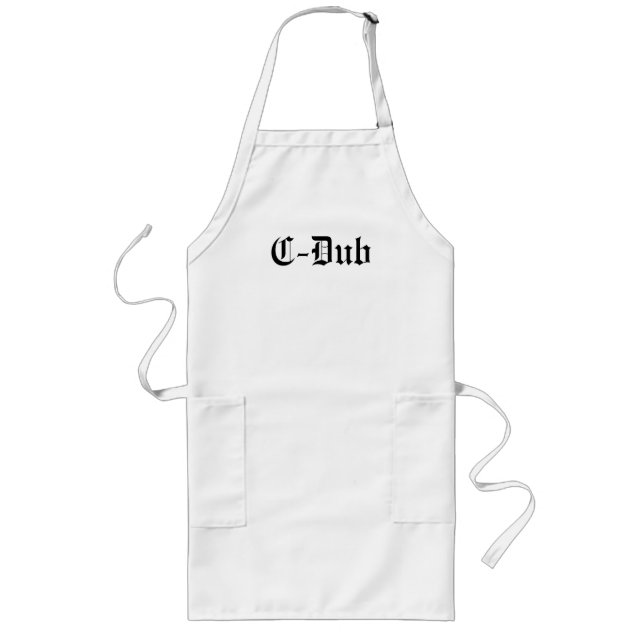 C-Dub Long Apron (Front)