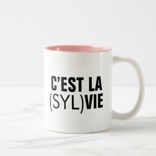 C’est la (Syl)Vie - C’est la Vie Two-Tone Coffee Mug