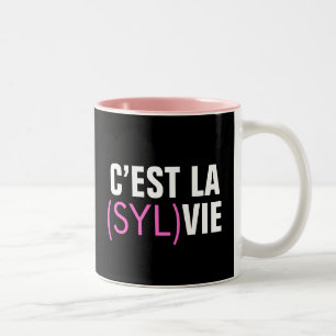 C’est la (Syl)Vie - C’est la Vie Two-Tone Coffee Mug