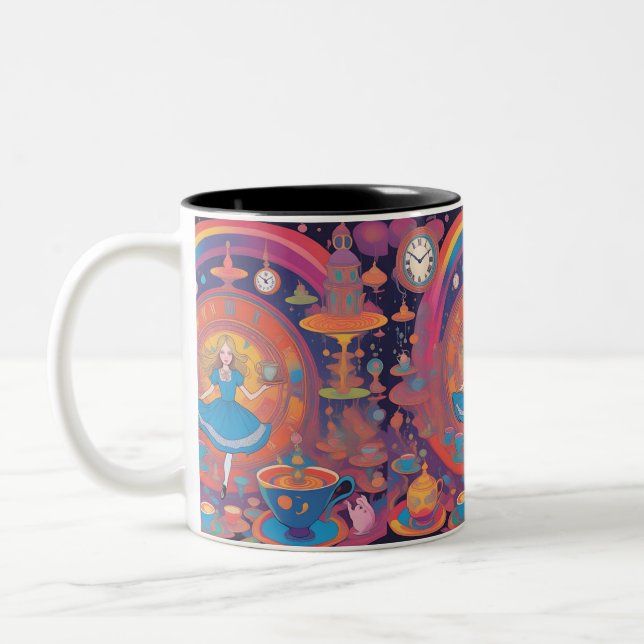 C’est le Tea Time Alice Mugs (Gauche)