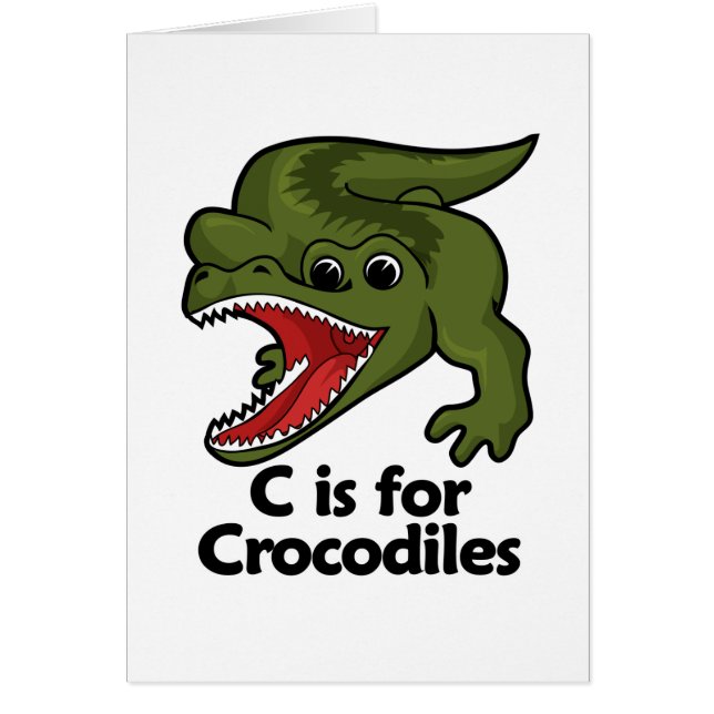 C est pour le crocodile (Devant)