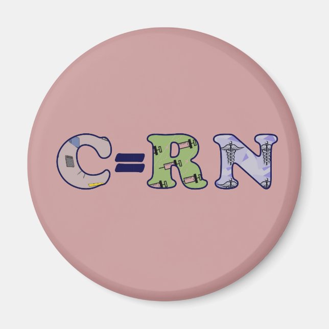 C Étudiant Infirmière Magnet (Devant)