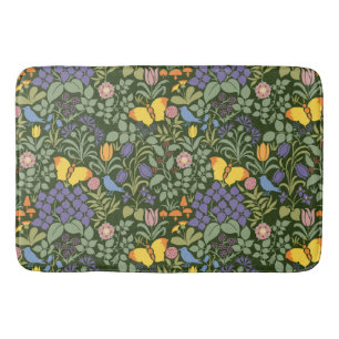 C. F. A Voysey's Butterfly Garden Large Bath Mat