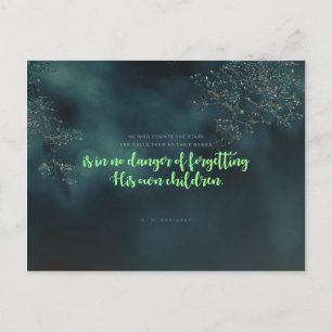 C. H. Spurgeon - He who counts the stars Postcard