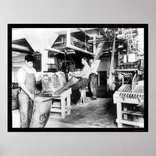 C & H Sugar Processing 1914 Poster