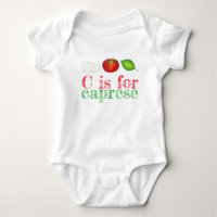 C is for CAPRESE Mozzarella Tomato Basil Italian