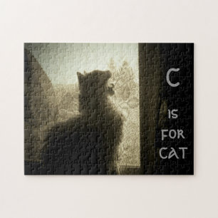 C is for CAT or your picture Jigsaw Puzzle