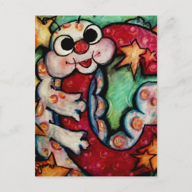 C is for Caterpillar Postcard (Front)