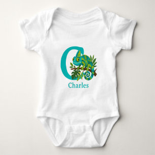C is for Chameleon Personalize Baby Bodysuit