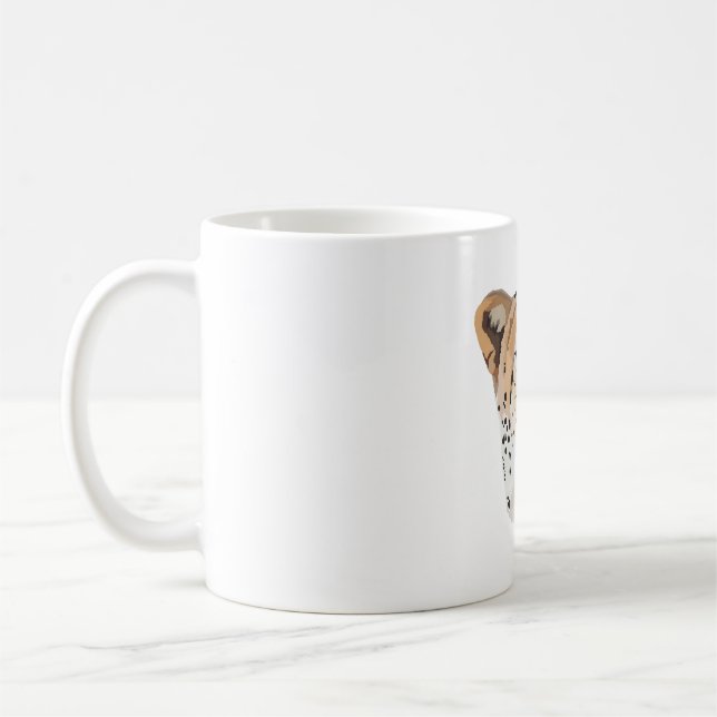 C is for Cheetah Coffee Mug (Left)