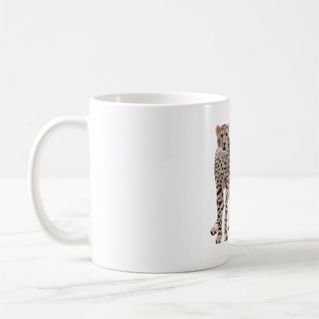 C is for Cheetah Keeper Coffee Mug (Left)