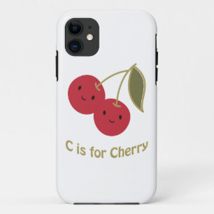 C is for Cherry iPhone 11 Case