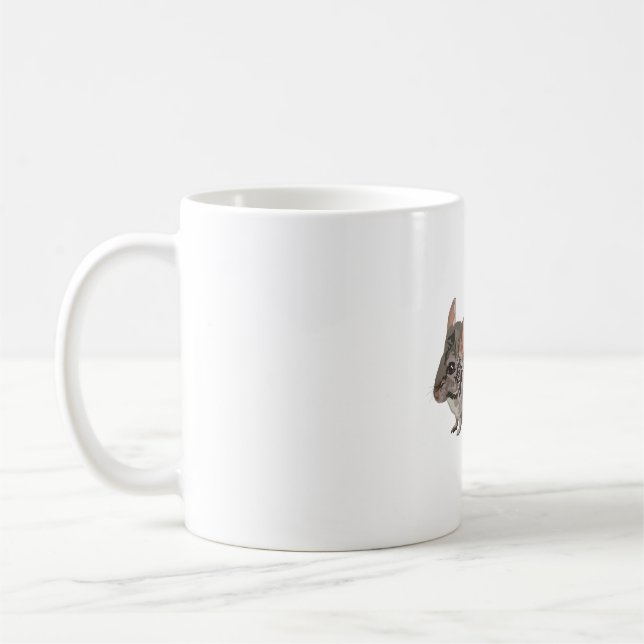 C is for Chinchilla  Coffee Mug (Left)
