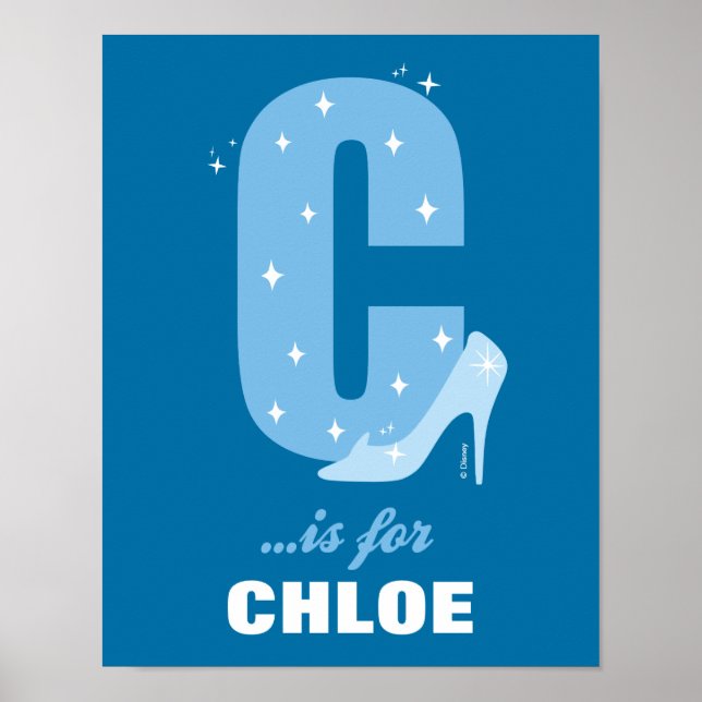 C is for Cinderella | Add Your Name 2 Poster (Front)