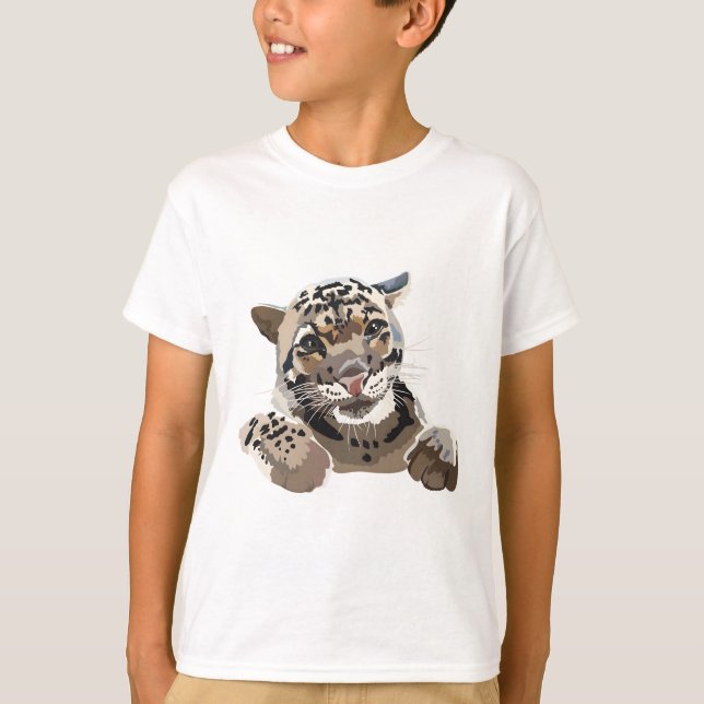 C is for Clouded Leopard T-Shirt (Front)