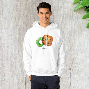 C is for Cookie Alphabet Letter Chocolate Chip Hoodie