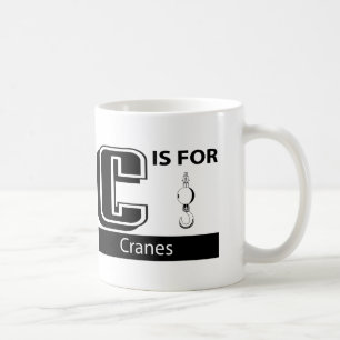 C Is For Cranes Coffee Mug