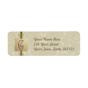 C - Ivory Elegance Monogram