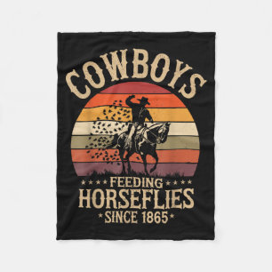 C.j.'s Cowboy Rodeo Outfit For Men - Funny Western Fleece Blanket