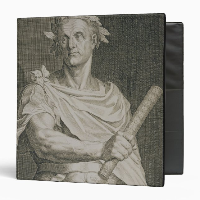 C. Julius Caesar (100-44 BC) Emperor of Rome engra Binder (Front/Inside)