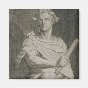 C. Julius Caesar (100-44 BC) Emperor of Rome engra Magnet