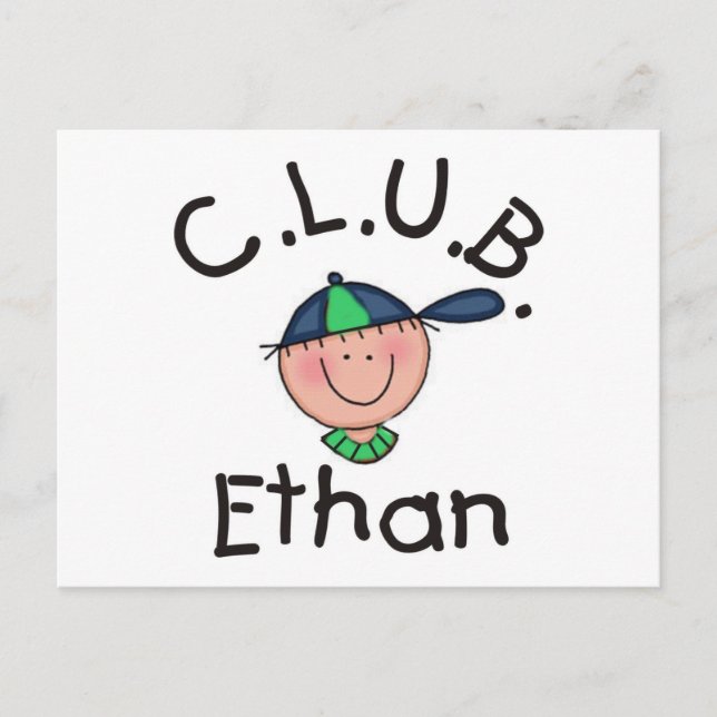 C.L.U.B. Ethan Post Card (Front)