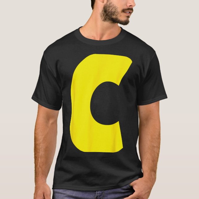 C Letter Chipmunk Group Matching Funny Halloween T-Shirt (Front)