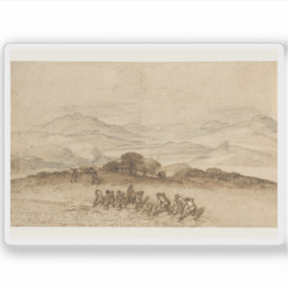 C. Lorrain: Landscape in Latium with Farm Laborers