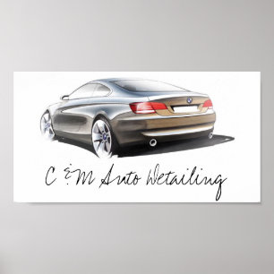 C & M Auto Detailing Poster
