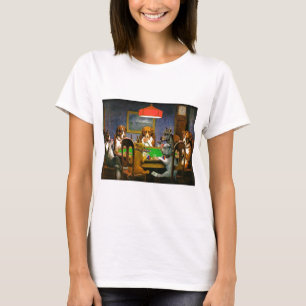 C. M. Coolidge Dogs Pets Poker Cards Humour Destin T-Shirt