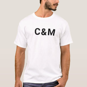 C&M White  T-Shirt