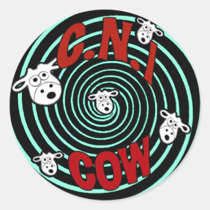 C.N.i Cow 2011 Logo Sticker